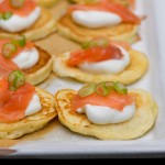 smoked salmon pancakes