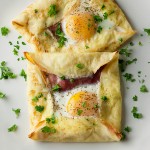 Ham and Egg Crepe Squares