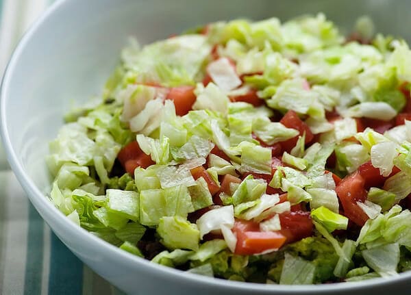 Mexican Salad with Lettuce
