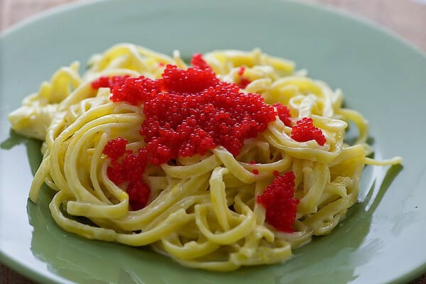 Tagliolini with Red Caviar