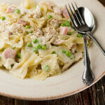 chicken cordon bleu pasta