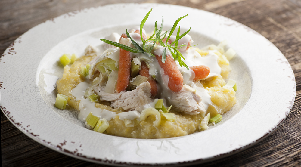 Chicken Poached in Milk