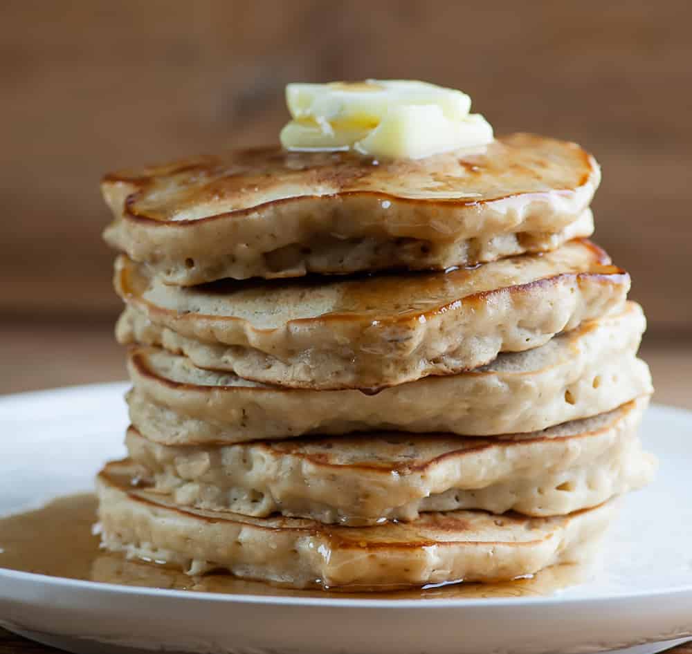 cinnamon oat pancakes