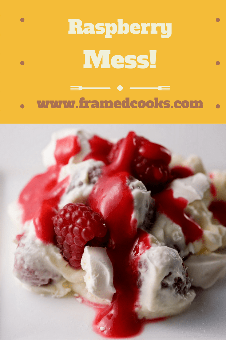 This super easy recipe for raspberry mess is a fun and festive dessert that is anything but a mess when it comes to being delicious!