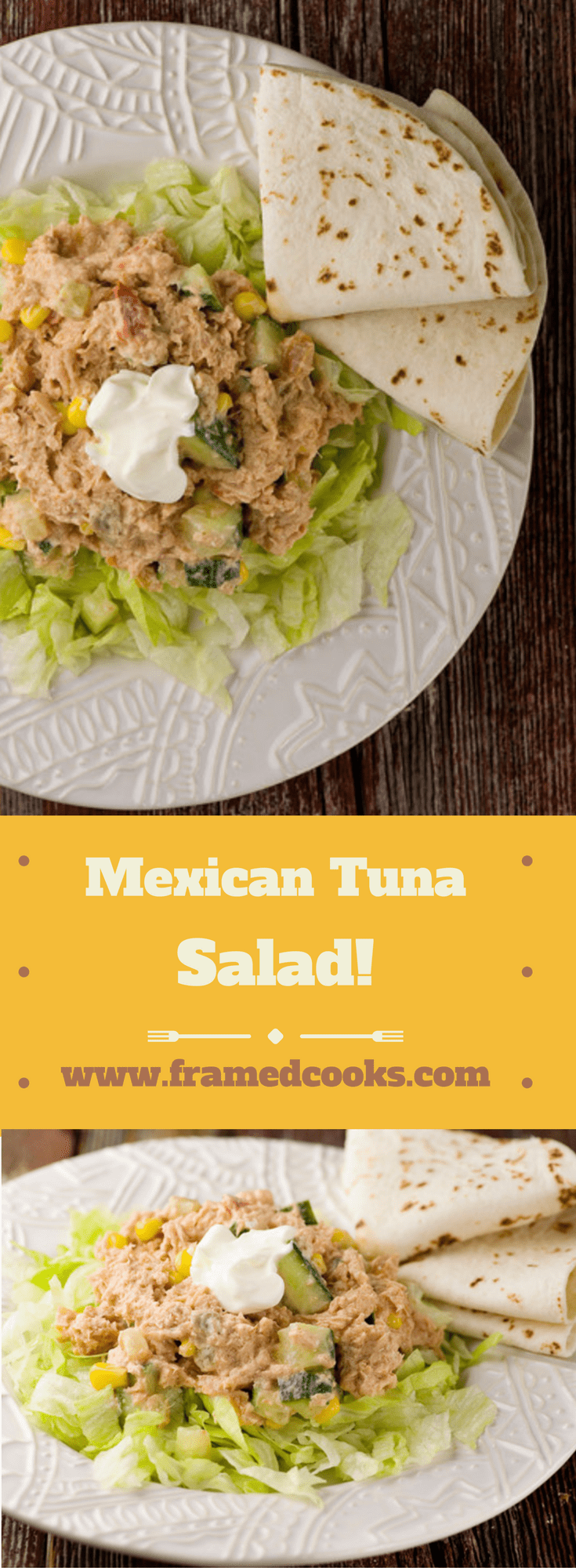 This easy recipe for Mexican tuna salad takes one of your favorite lunches and adds a little spice!
