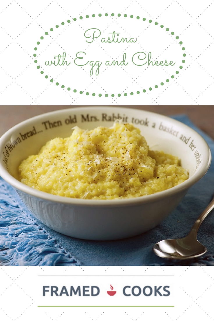 This simple recipe for pastina with egg and cheese, otherwise known as comfort food, will make everything feel a little better!