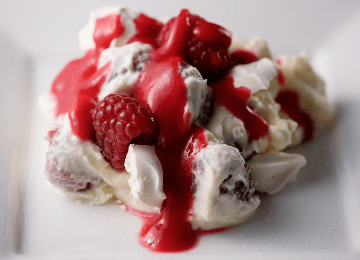 raspberry mess