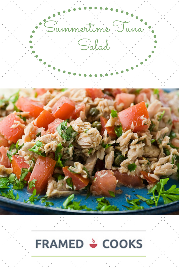 A quick and easy summertime tuna salad that lets you hold the mayo!
