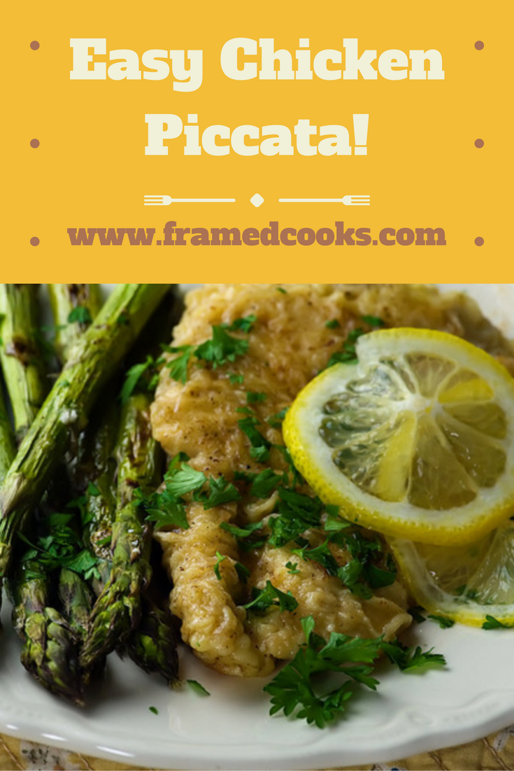 Quick and easy chicken piccata is the perfect weekend supper!