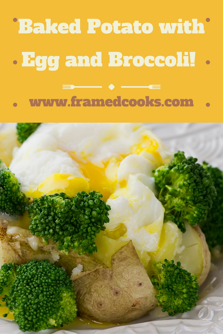 This recipe for a baked potato with broccoli, cheddar and egg is going to be your new speedy suppertime favorite!