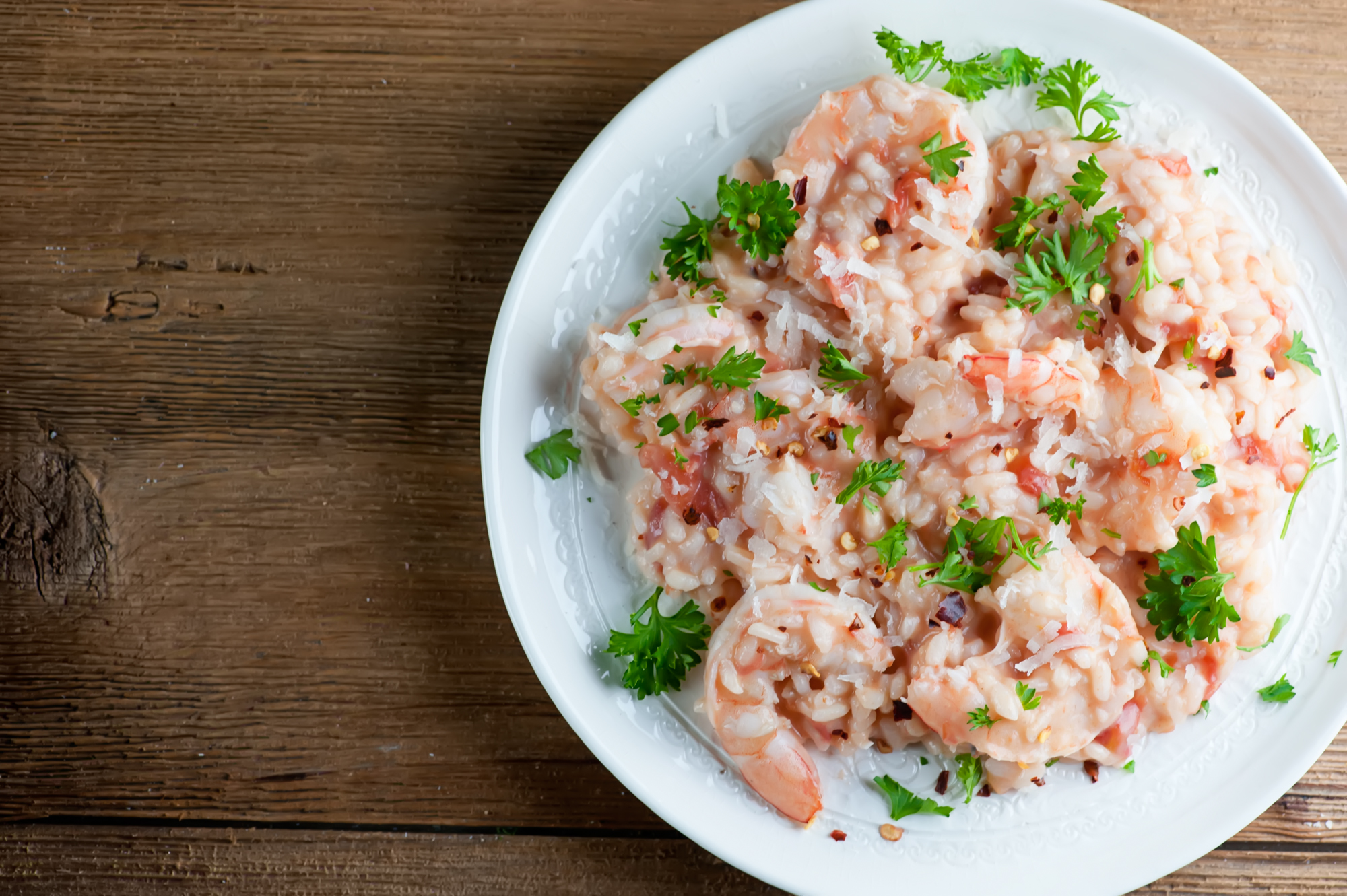 coconut shrimp risotto