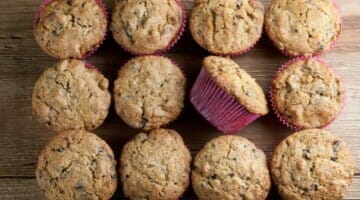 chocolate chip coffee muffins