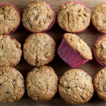 chocolate chip coffee muffins