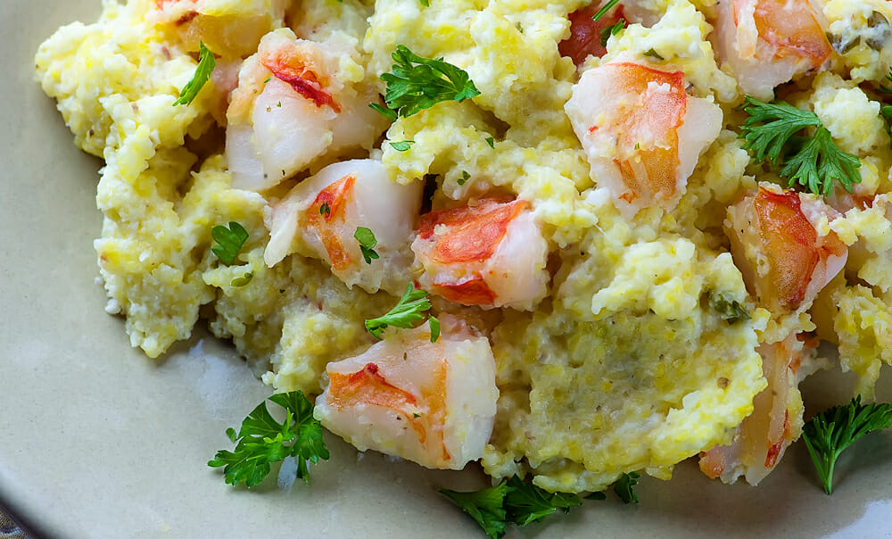 easy shrimp with cheese grits
