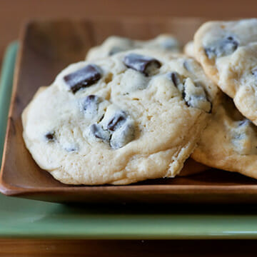 Blue dory cookies on a plate.