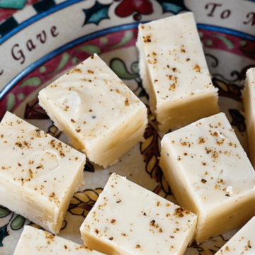 Eggnog Fudge