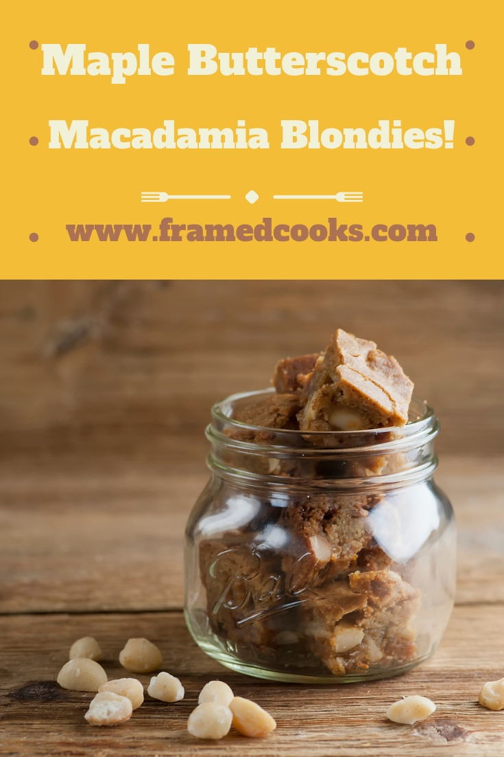 This delectable recipe for maple butterscotch macadamia blondies is a sweet alternative to the traditional brownie. Bet you can't eat just one!