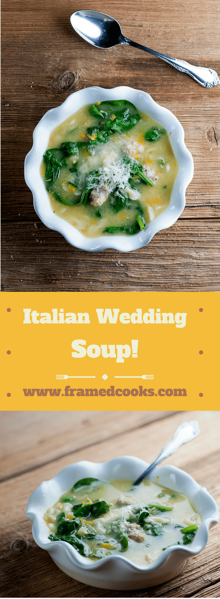 Nothing says true love like a nice hot bowl of Italian wedding soup. Use this easy recipe to make some for your sweetheart today!