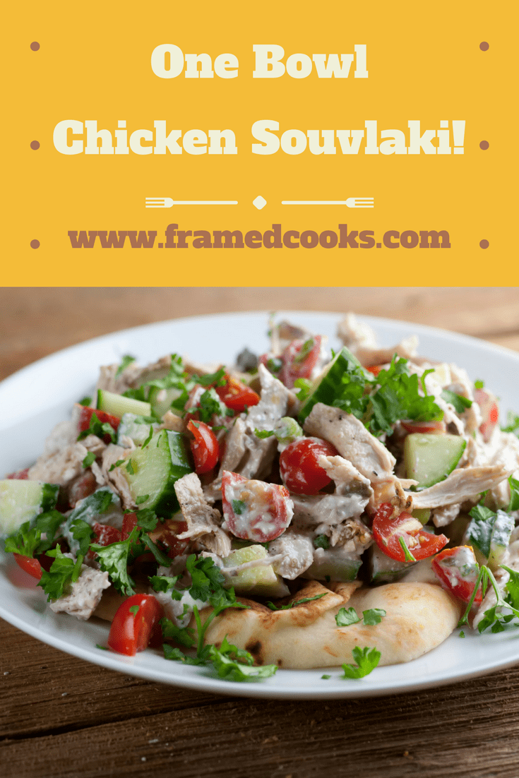 What's better than chicken souvlaki? Chicken souvlaki all in one easy to make bowl recipe!