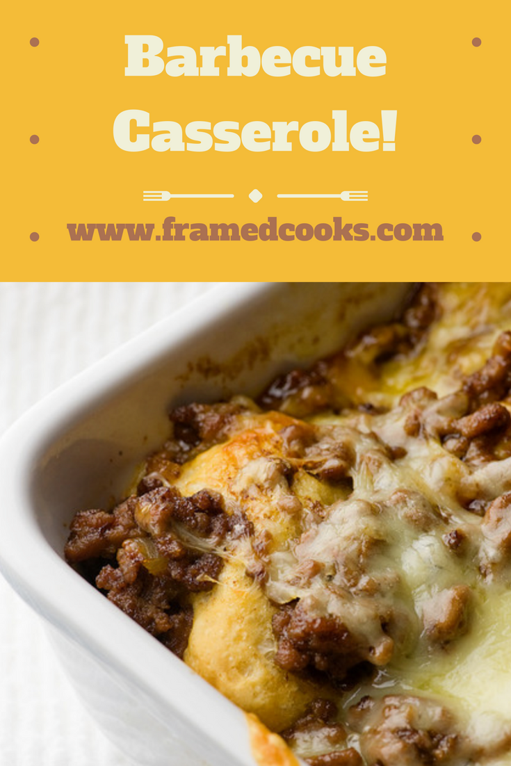 Turn barbecue into a casserole that the whole family will love with this easy barbecue casserole recipe!