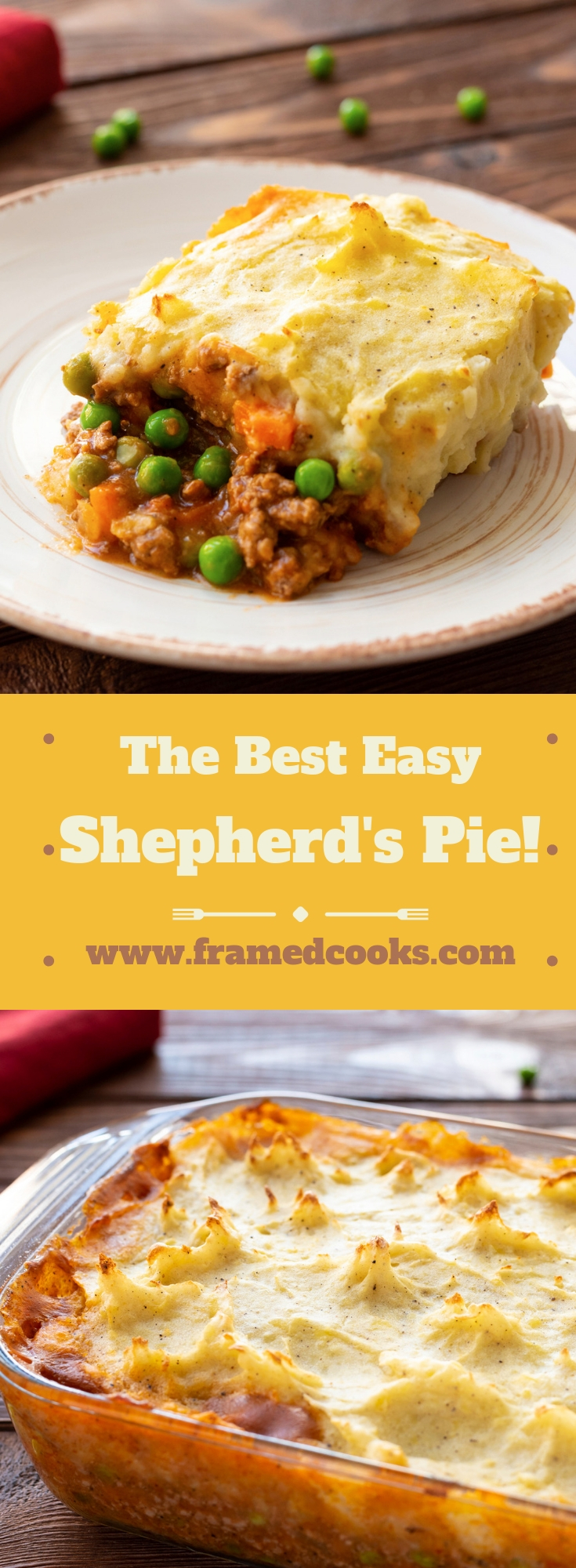 This easy recipe for shepherd's pie just might be the best comfort food EVER. Warm and wonderful and just right for your supper table.