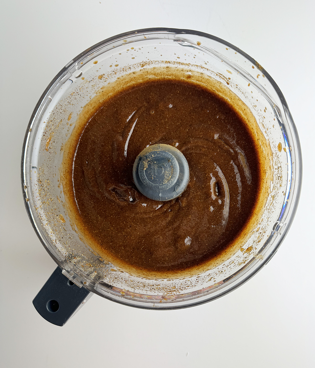 Coca Cola Barbecue sauce mixed up in a food processor.