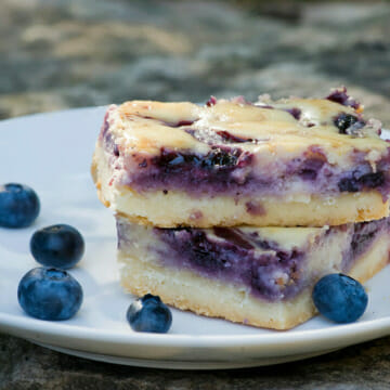 easy blueberry cheesecake bars