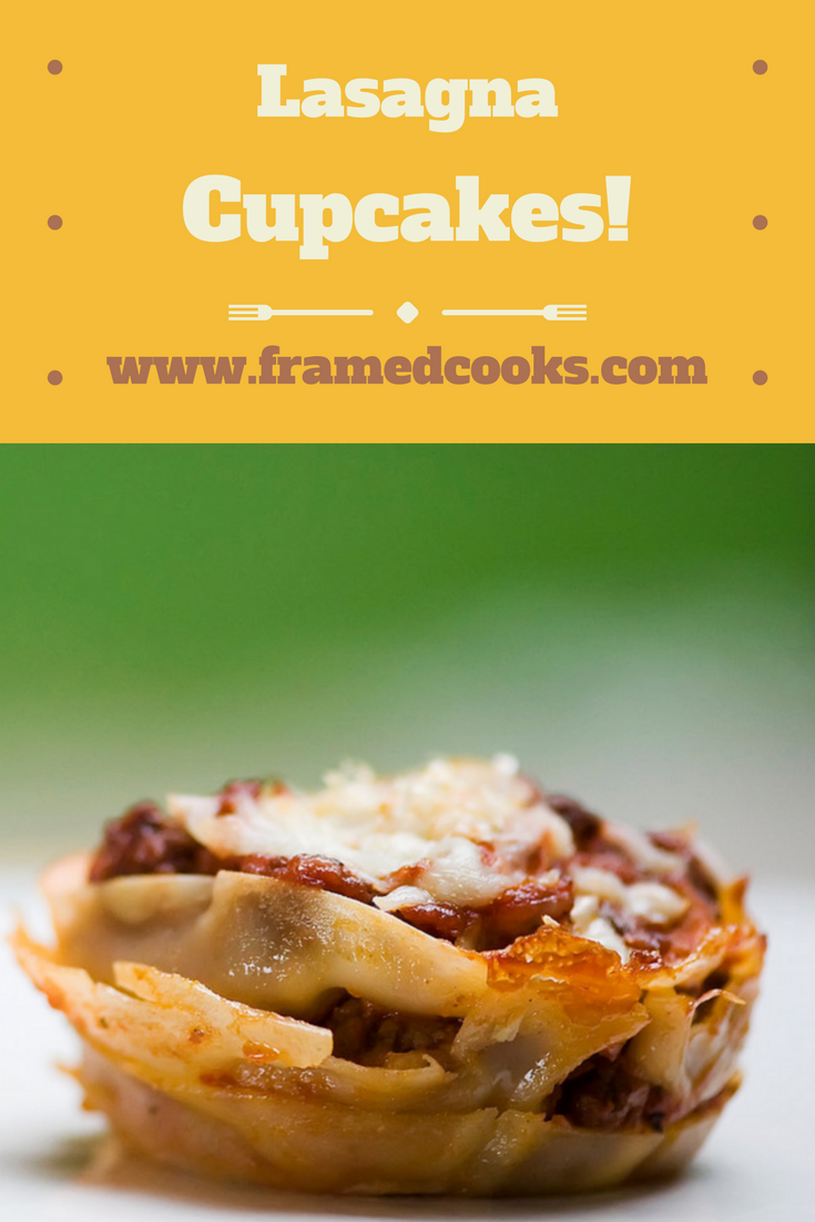 This lasagna cupcakes recipe uses tomato sauce, ricotta cheese and mozzarella and turns them into one bite-size piece of deliciousness.