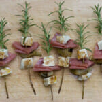 easy rosemary skewers