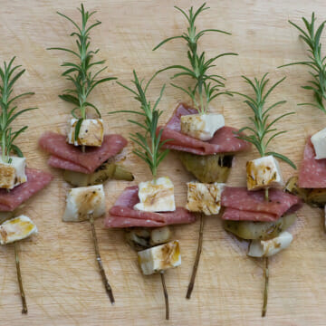 easy rosemary skewers