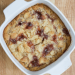 jelly donut bread pudding