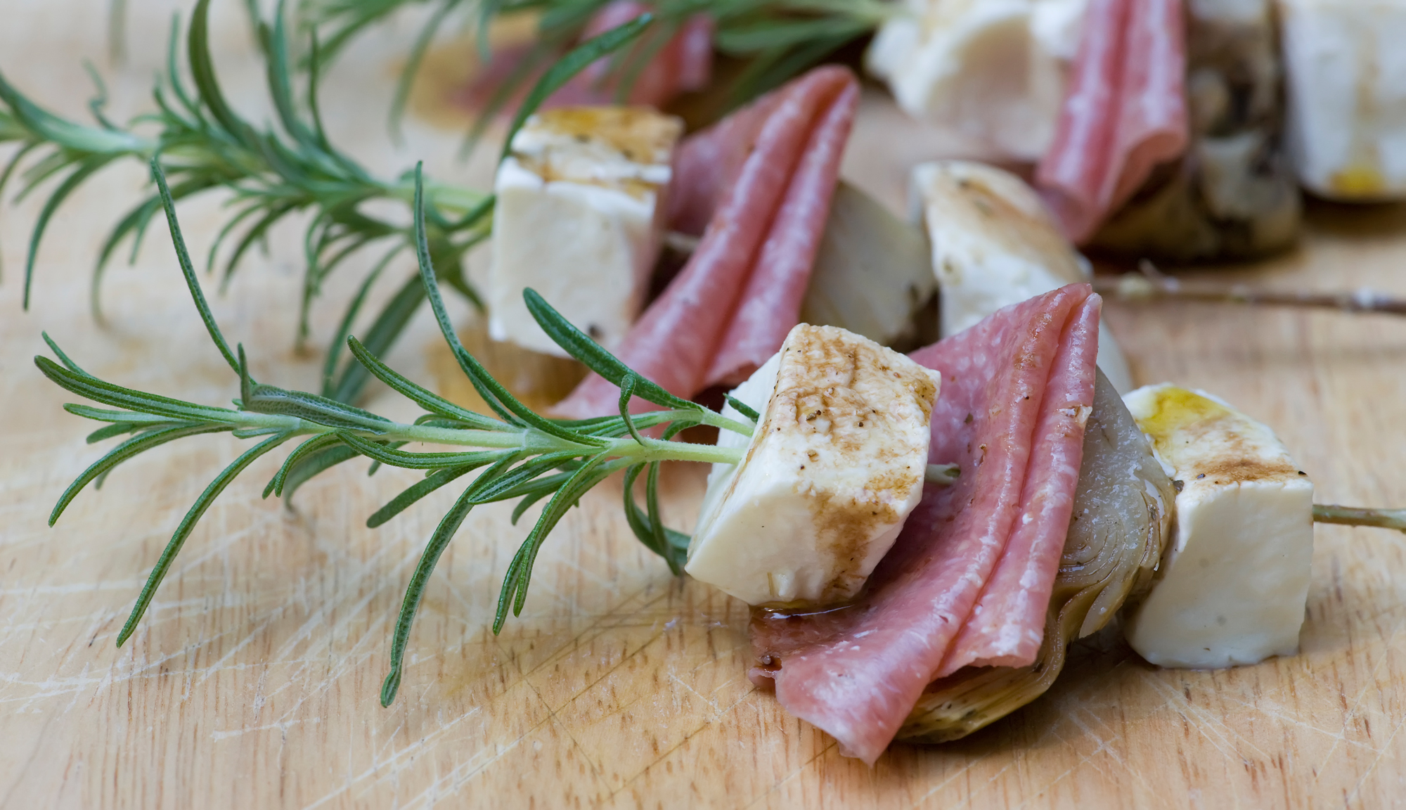 easy rosemary skewers