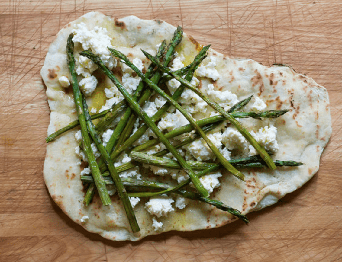 Grilled Asparagus Ricotta Pizza Framed Cooks