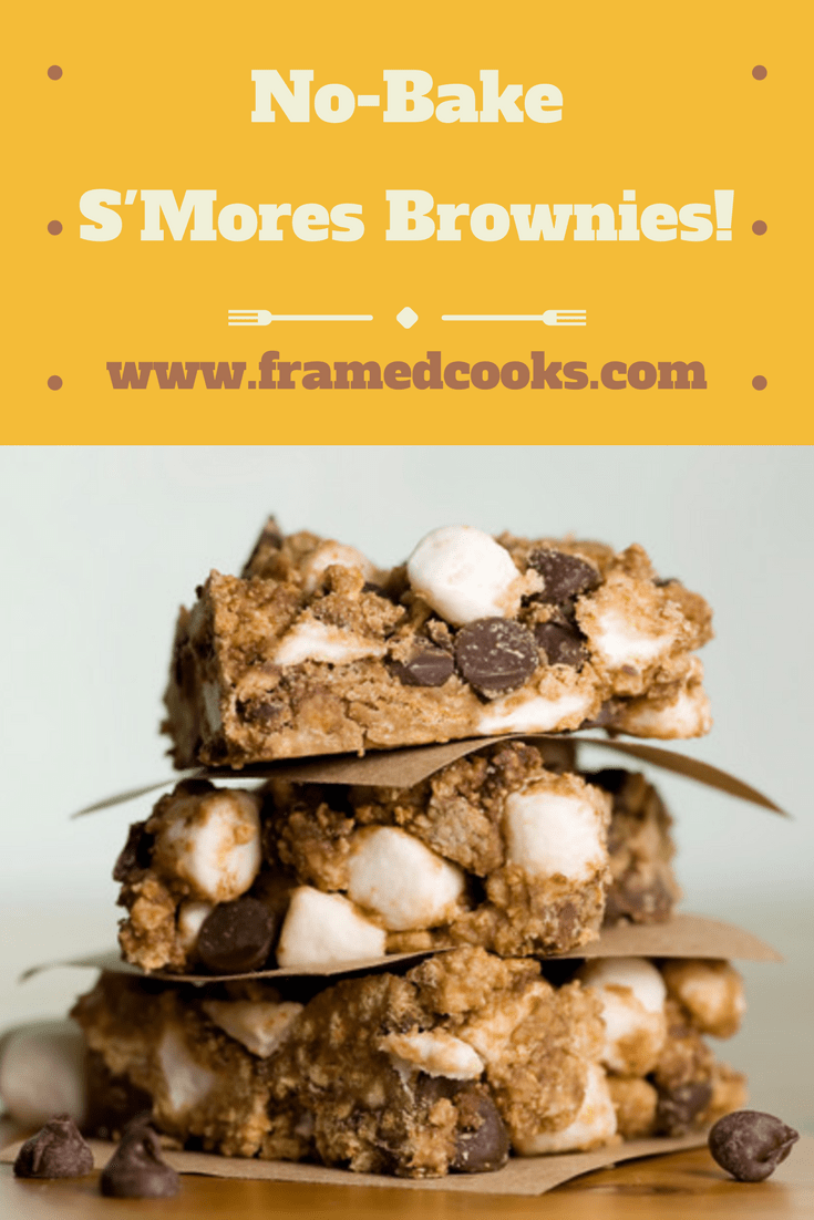 This easy recipe for no bake s'mores brownies is everything you hope and dream it is, all in one delicious chocolate marshmallow dessert!