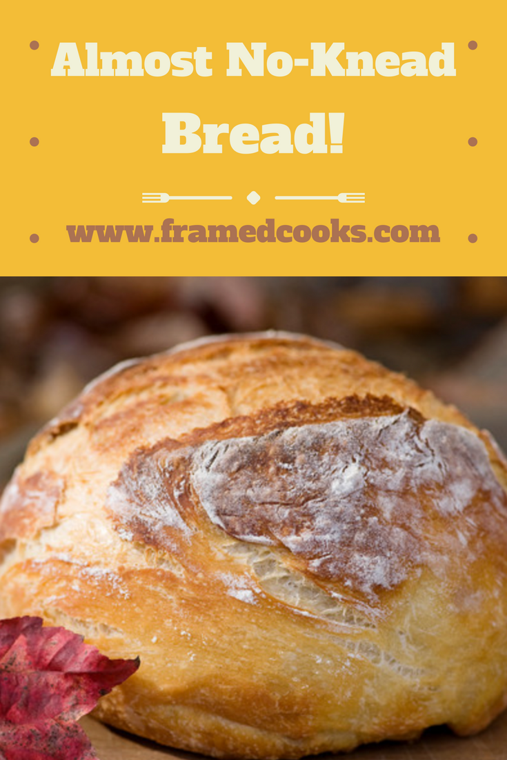 Never again be afraid of making delicious homemade bread with this almost no knead recipe!