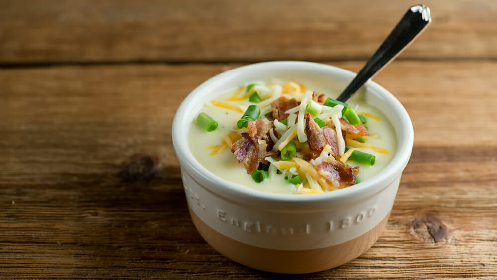 easy loaded potato soup