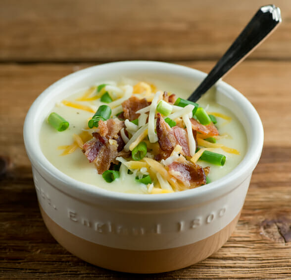 easy loaded potato soup