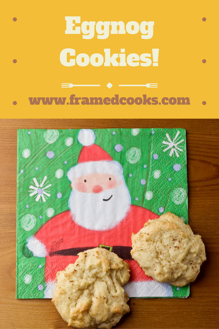 Turn your favorite holiday drink into a sweet treat with this recipe for eggnog cookies!