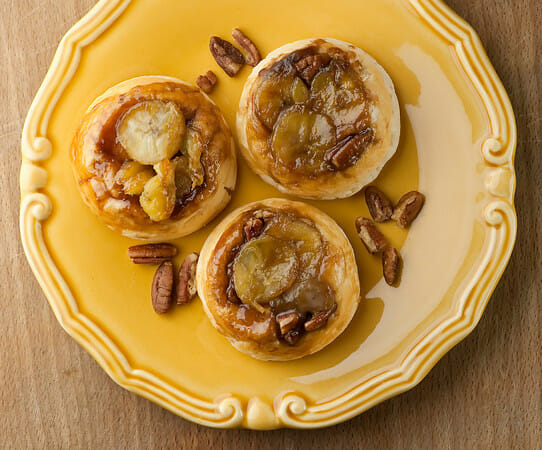 Quick Banana Sticky Buns
