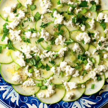 how to make Zucchini Carpaccio