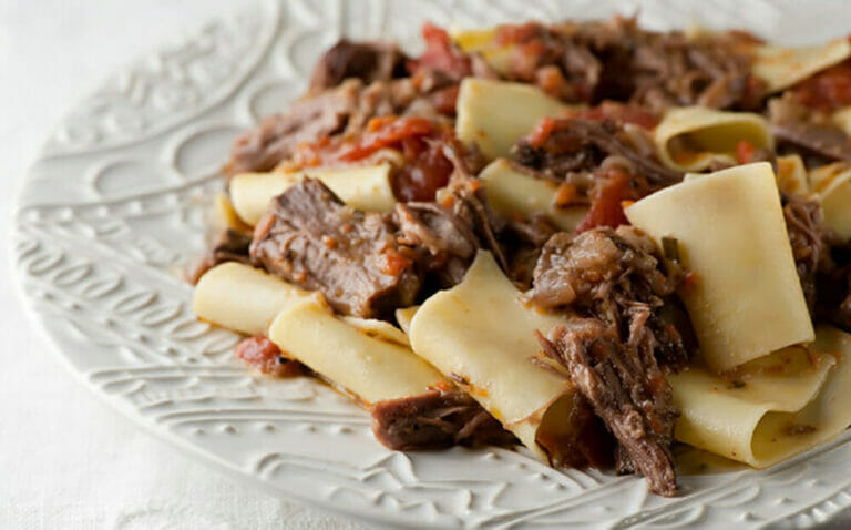 shredded short ribs with pasta recipe