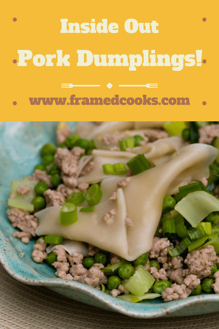 This recipe for inside out pork dumplings is quick, easy and even more delicious than the traditional kind of dumpling! A quick and fun supper.