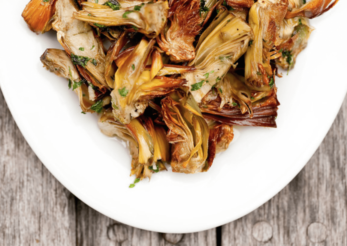 Pan Roasted Baby Artichokes Framed Cooks