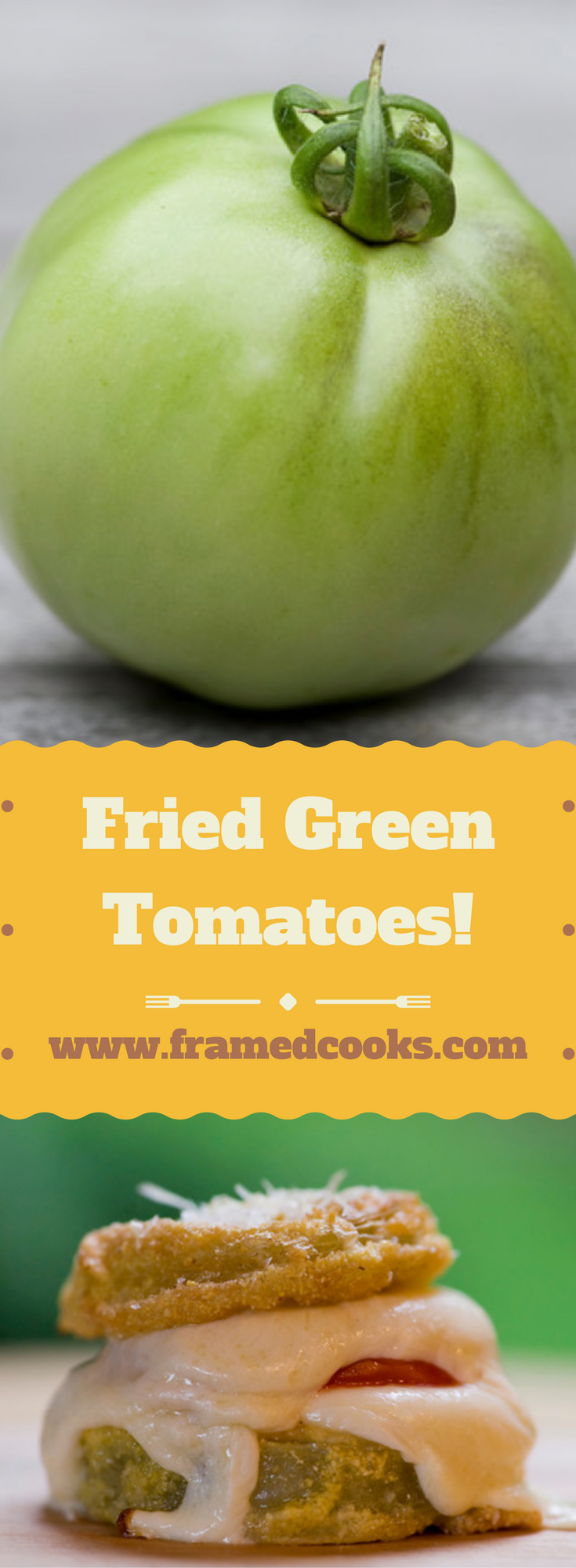 The classic fried green tomatoes recipe meets mozzarella cheese in a side dish that is good enough to be dinner all on its own!