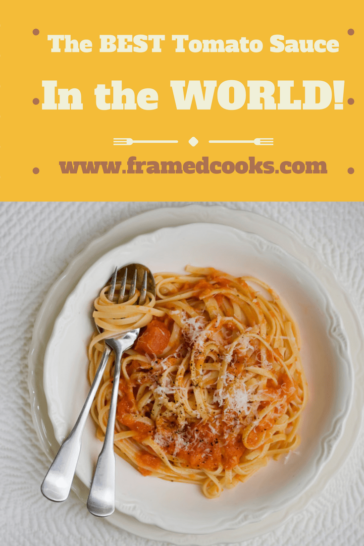 It's hard to believe that the recipe for the best tomato sauce in the world has only three ingredients, but it's true! Make it today and never go back!