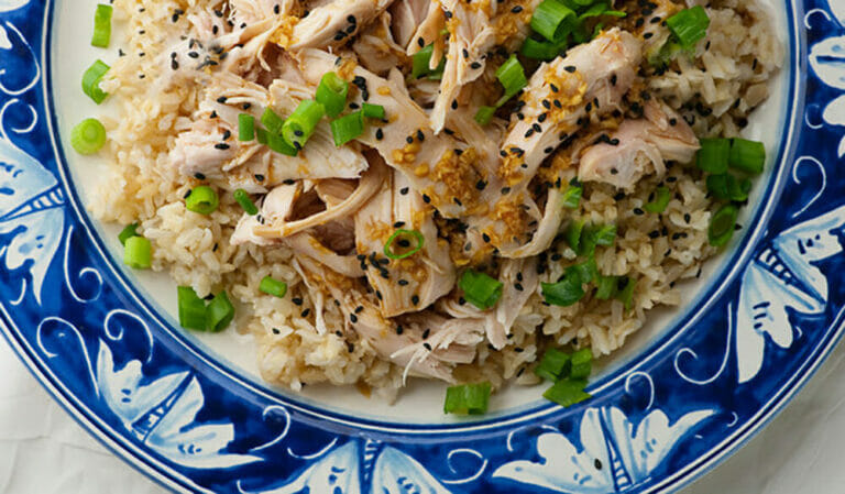 sake steamed chicken recipe