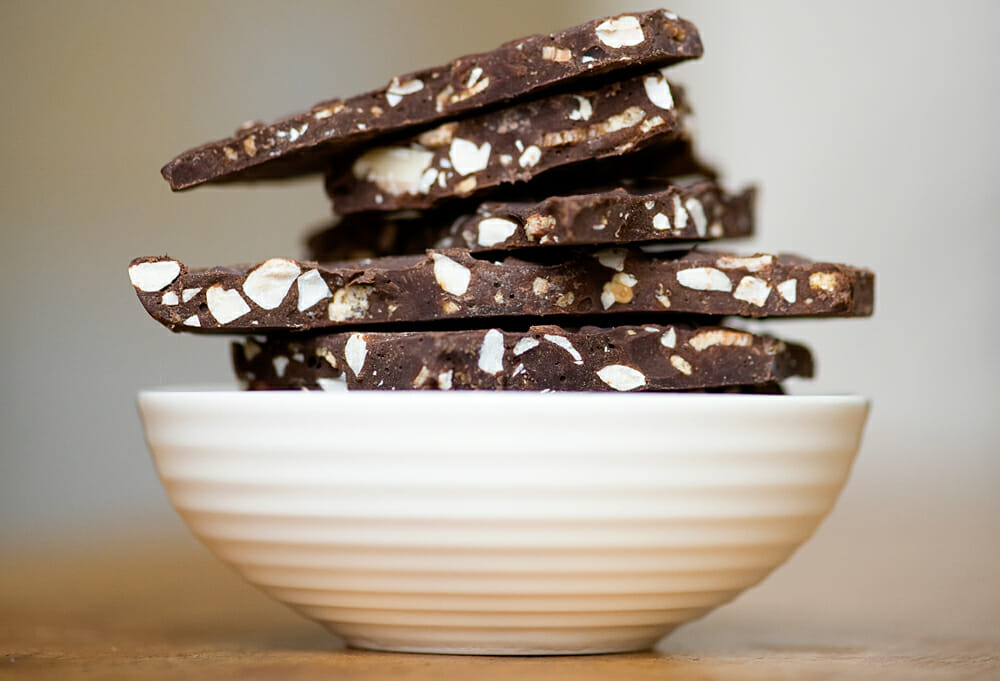 Chocolate Bacon Peanut Bark Framed Cooks