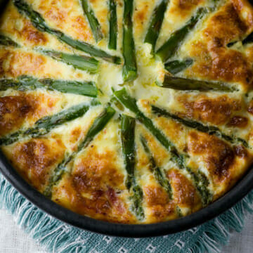 Asparagus and Ham Oven Frittata