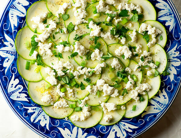 how to make Zucchini Carpaccio