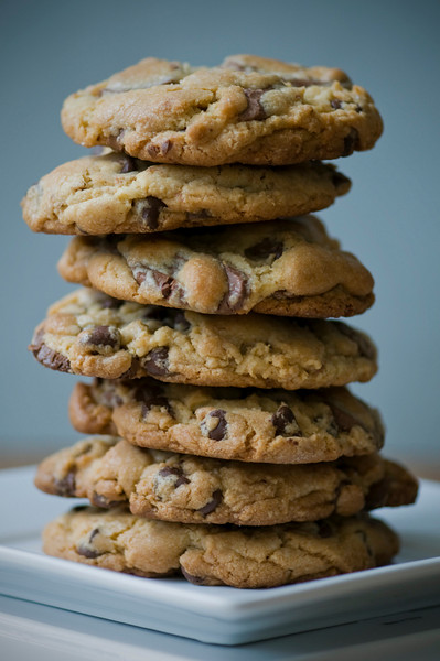 Chocolate Chip Cookie Tower